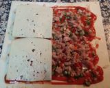 Foto del paso 5 de la receta Pizza vegetal de atún enrollada 