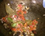 A picture of step 2 of Oyster Mushroom Biriyani.