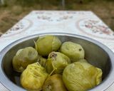 Zöldparadicsom saláta recept fázis 1 fotója
