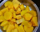 A picture of step 4 of Vegetable dhokra (memoni dish).