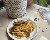 Foto langkah ke 7 dari resep 025. Black Pepper Fettuccine.