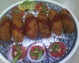 A picture of step 3 of Chicken and potato cigars.