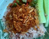 Foto langkah ke 6 dari resep Serundeng Tempe Pedas.