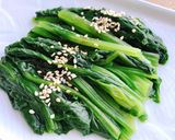 Hình bước làm 2 của món Bó xôi hấp kiểu Nhật