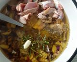 Konfitált csirkezúza🐔🐓 recept fázis 1 fotója