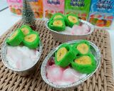 Foto langkah ke 5 dari resep Es Pisang Ijo Jelly.