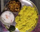 चावल की खिचड़ी और रायता (Chawal ki khichdi aur raita recipe in hindi) रेसिपी चरण 2 फोटो