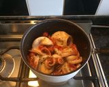 A picture of step 2 of Polpo affogato 🐙.