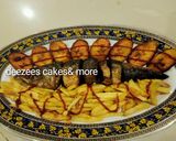 A picture of step 2 of Fish irish/plantain train.
