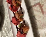 Foto del paso 2 de la receta: Brochetas de aguacate salmón ahumado sandía y toque de VIDALIM