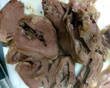 A picture of step 4 of My Lambs Hearts in a Minty Gravy 💕.