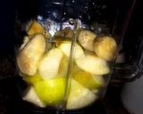A picture of step 1 of Apple/Banana🍎🍌 smoothie.