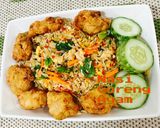 Gambar langkah 7 resipi Nasi Goreng Ayam (R375).