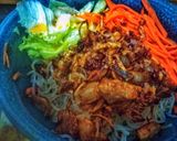 Hình bước làm 8 của món Bún thịt nướng