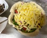 A picture of step 5 of Pizza Cake!.