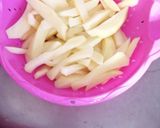 Foto del paso 1 de la receta: Papas fritas con hamburguesa de soya