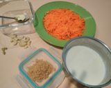 A picture of step 1 of Gajar halwa in microwave.
