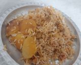 عکس مرحله 1 از دستور پلو مخلوط مرغ و سبزیجات