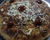 A picture of step 4 of Spinich fritatta.