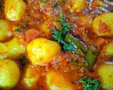 चटपटी बेबी पोटैटो करी (chatpati baby potato curry recipe in Hindi) रेसिपी चरण 6 फोटो
