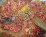 Une image de l'étape 2 de Ojja merguez, chakchouka merguez.