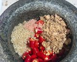 Gambar langkah 2 resipi Sambal buah naga.