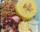 Foto langkah ke 8 dari resep Nasi Kuning versi kukus.