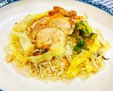 A picture of step 8 of Super Easy Chicken Fried Rice.
