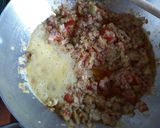 A picture of step 6 of Calzone Barese.