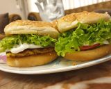 A picture of step 4 of Veg Burger.