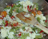 Foto del paso 2 de la receta: Pastel frío de verduras multicolor