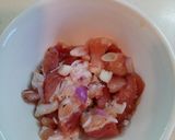 Hình bước làm 1 của món Canh kim chi