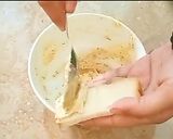 A picture of step 3 of Garlic Toast.