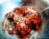 A picture of step 3 of Healthy energy booster protein rich ladoo.