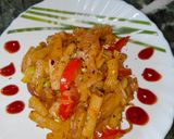 वेज पास्ता (veg pasta recipe in Hindi) रेसिपी चरण 5 फोटो