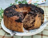 Foto langkah ke 5 dari resep Cake / Bolu Kukus Pisang coklat.