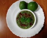 A picture of step 3 of Raw mango chutney 🥭🧄🧅.