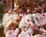 A picture of step 1 of Jamaican Style Curry Chicken.