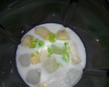 A picture of step 1 of Apple & Banana jello shake #RamadankiTayari.