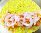A picture of step 14 of Vegetables paneer Kathi roll with avocado twist (very healthy ve.