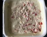 Une image de l'étape 2 de Clafoutis jambon blanc poivrons rouges ciboulette et pecorino.