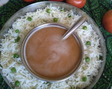 ટોમેટો સૂપ અને મટર રાઈસ (Tomato Soup Pea Rice Recipe In Gujarati) રેસીપી સ્ટેપ3ફોટો