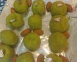 A picture of step 1 of Coconut mithai.