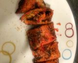 A picture of step 7 of Veggie Besan Roll.