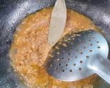 A picture of step 4 of Lotus stem curry.