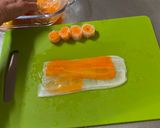 A picture of step 4 of Japanese New Year Daikon Pickles.