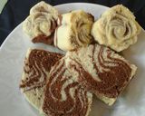 Foto langkah ke 8 dari resep Bolu-ku Zebra kukus.