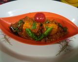 A picture of step 10 of Magic Bharwan Bhutta.