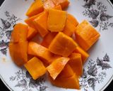A picture of step 3 of Aamras Rice.