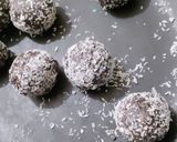 A picture of step 4 of Kavuni Arisi (Black rice) Ladoo.